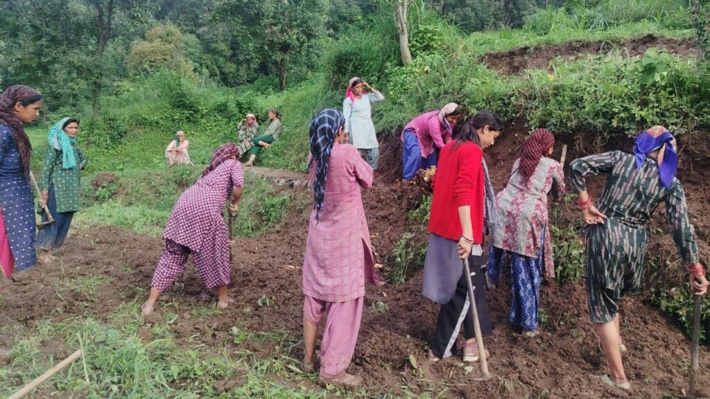 Restoring Village Pathways After Monsoon